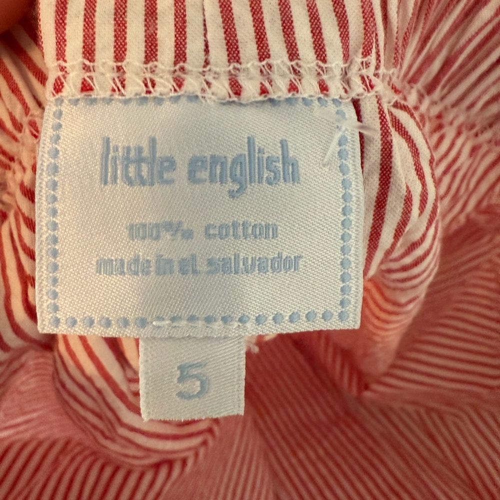 Little English Red Seersucker Shorts - Picture 3 of 3